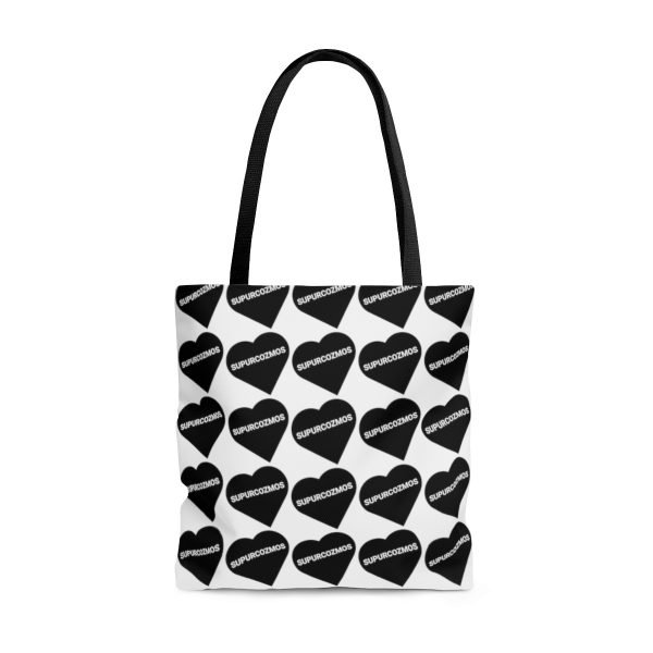 SUPURCOZMOS Sweetheart Black & White Tote Bag