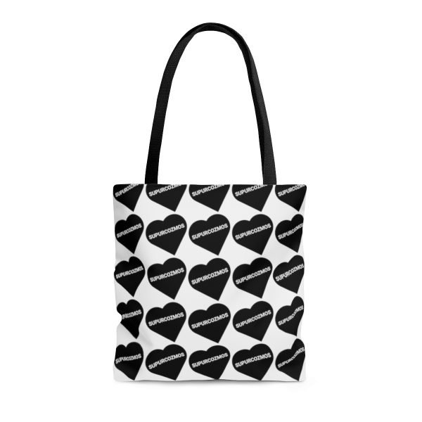 SUPURCOZMOS Sweetheart Black & White Tote Bag - Image 5