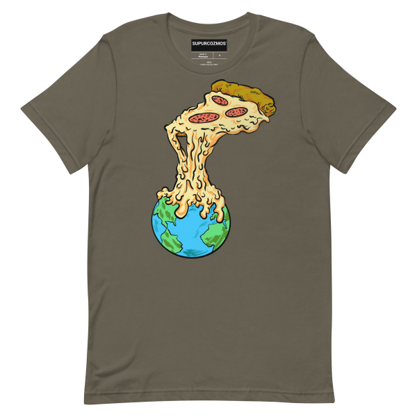 SUPURCOZMOS® Earth Pizza Unisex t-shirt - Image 5