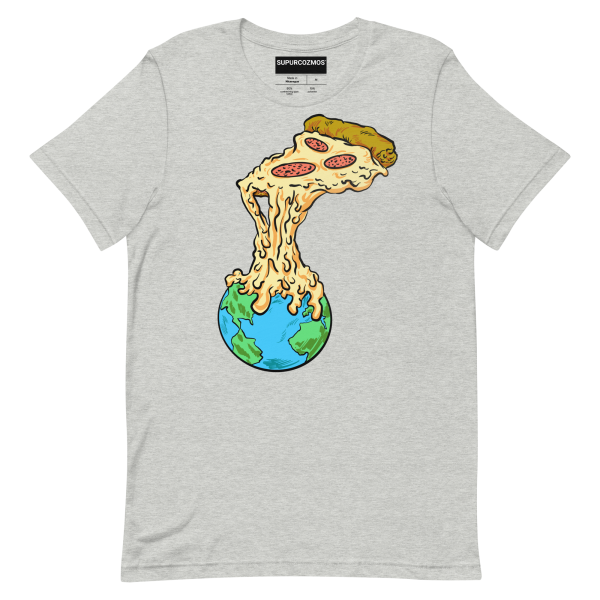 SUPURCOZMOS® Earth Pizza Unisex t-shirt - Image 9